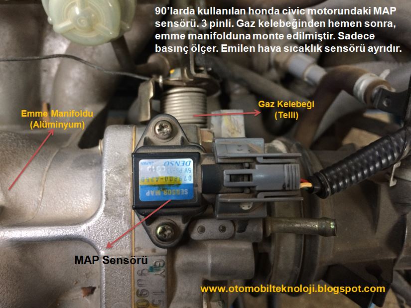 Map Sensörü Arızası Çözümü Ve Kontrolleri P0105 P0106 P0107 P0108 P0109