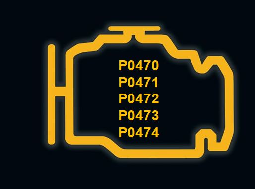 P0470 Arıza Kodu Egzoz Basınç Sensörü  Arızası P0471 P0472 P0473 P0474